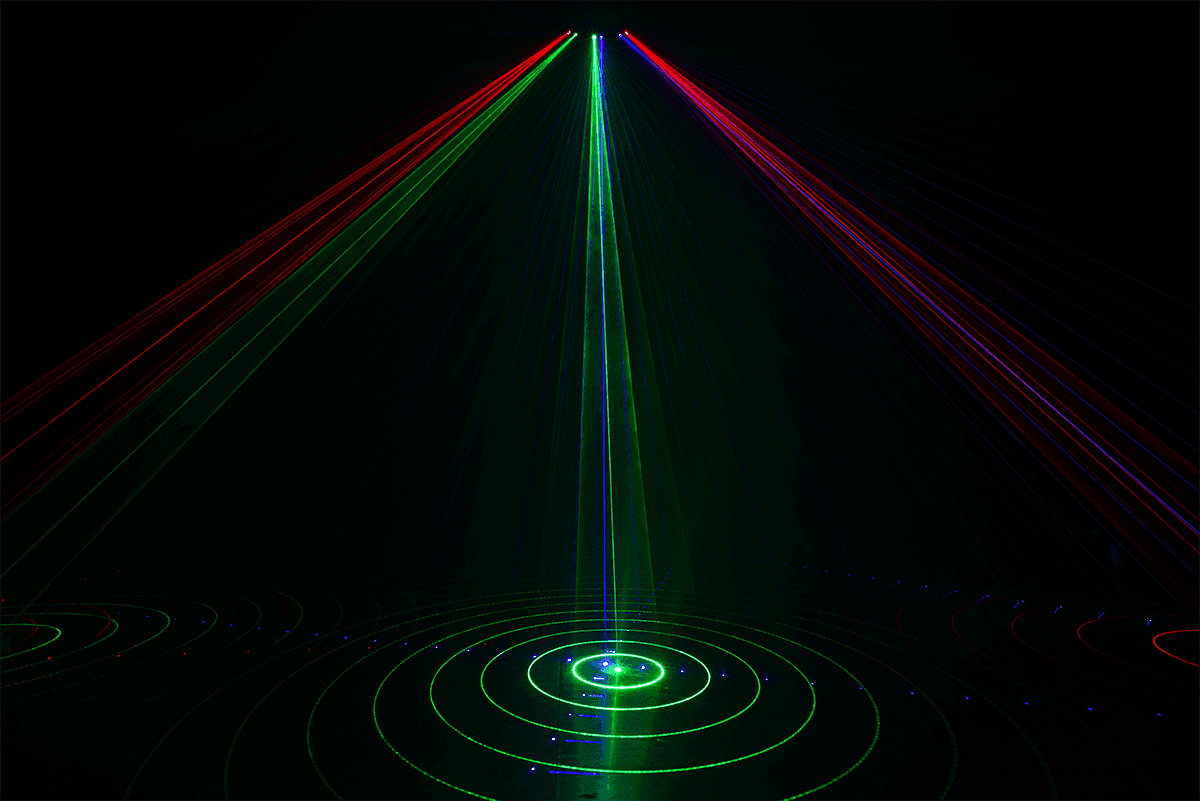 Laser d'Animation 6 Faisceaux 360 mW RGB – ALGAM LIGHTING SPECTRUMSIXRGB