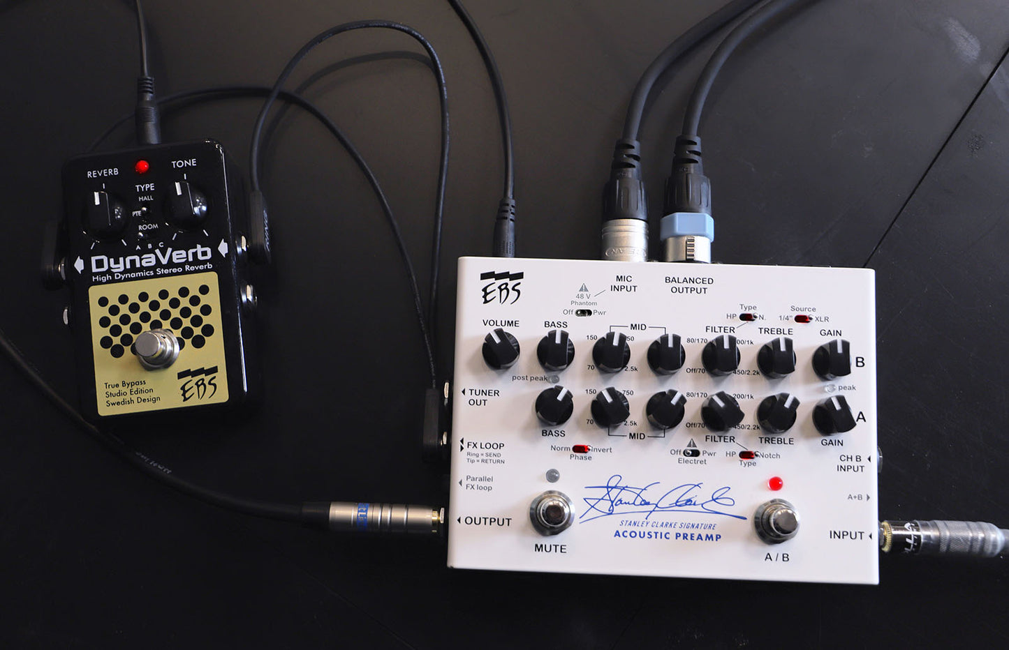 Préampli Acoustique 2 Canaux – EBS Stanley Clarke Preamp (STANLEY-PREAMP)