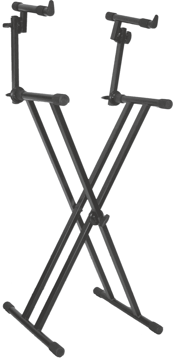 QUIKLOK T22 / T-REX – Stand clavier double, noir