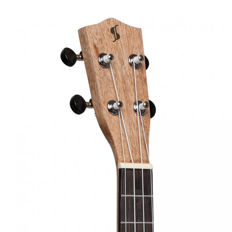 Ukulélé ténor traditionnel avec table en épicéa et housse en nylon noir STAGG UT-30 SPRUCE