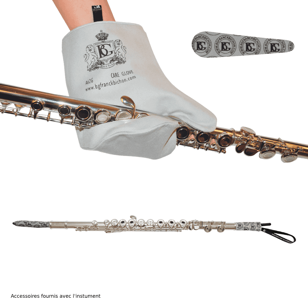 FLUTE TRAVERSIERE SOPRANO UT PLATEAUX PLEINS SOL DECALE SML FL400E