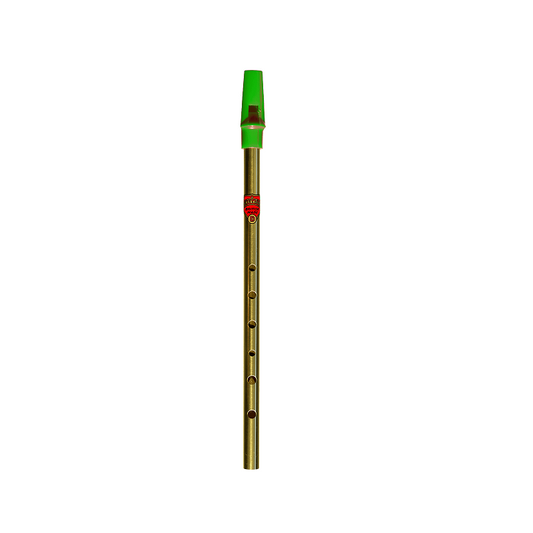 Flageolet Laiton Ré Vert (Whistle) GENERATION MUSIQUE