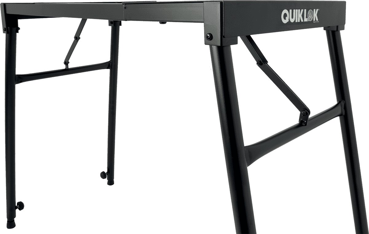 QUIK LOK WS420 – Stand clavier table noir H650–1100 mm