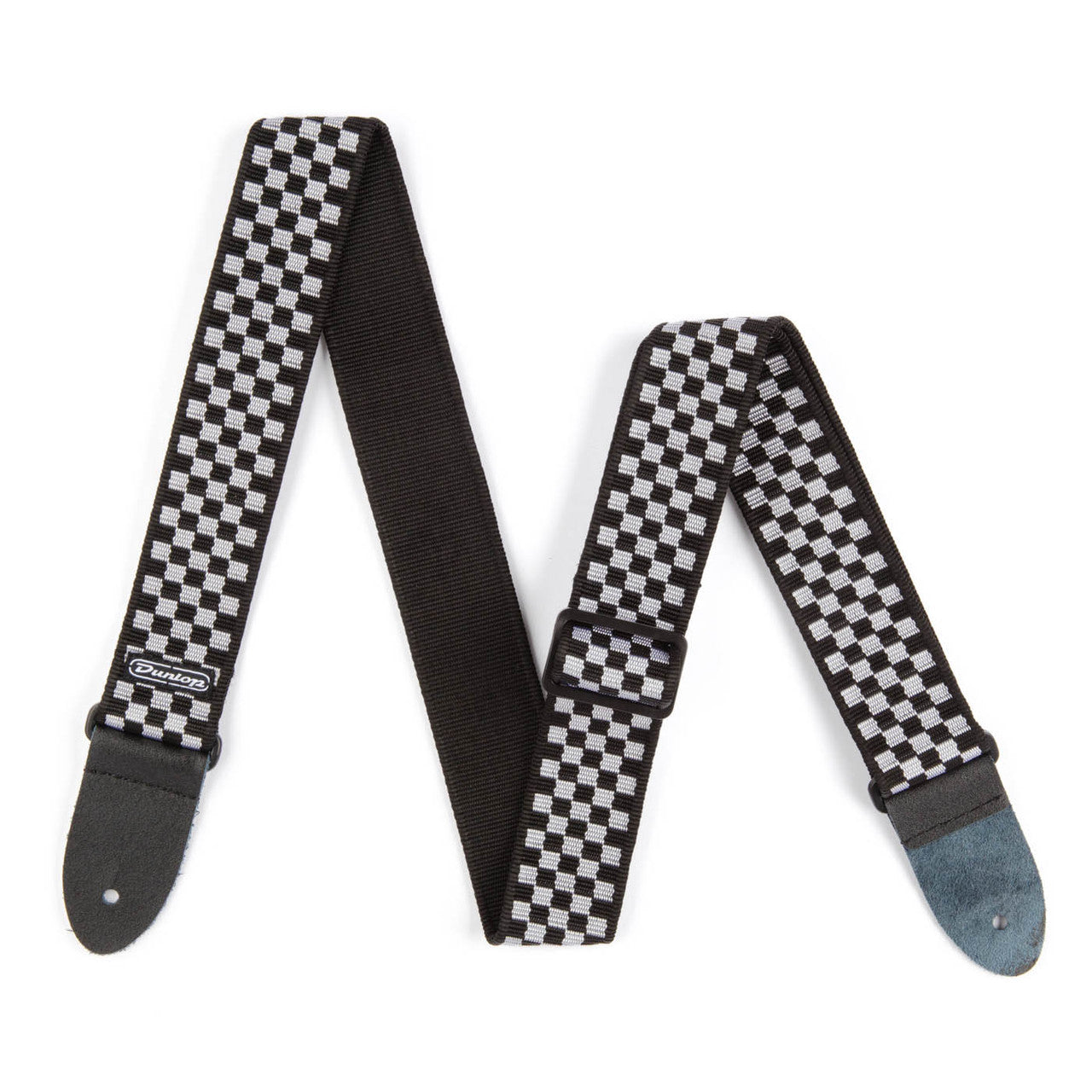 Courroie guitare Dunlop Standard – Échiquier noir & blanc D38-31BK