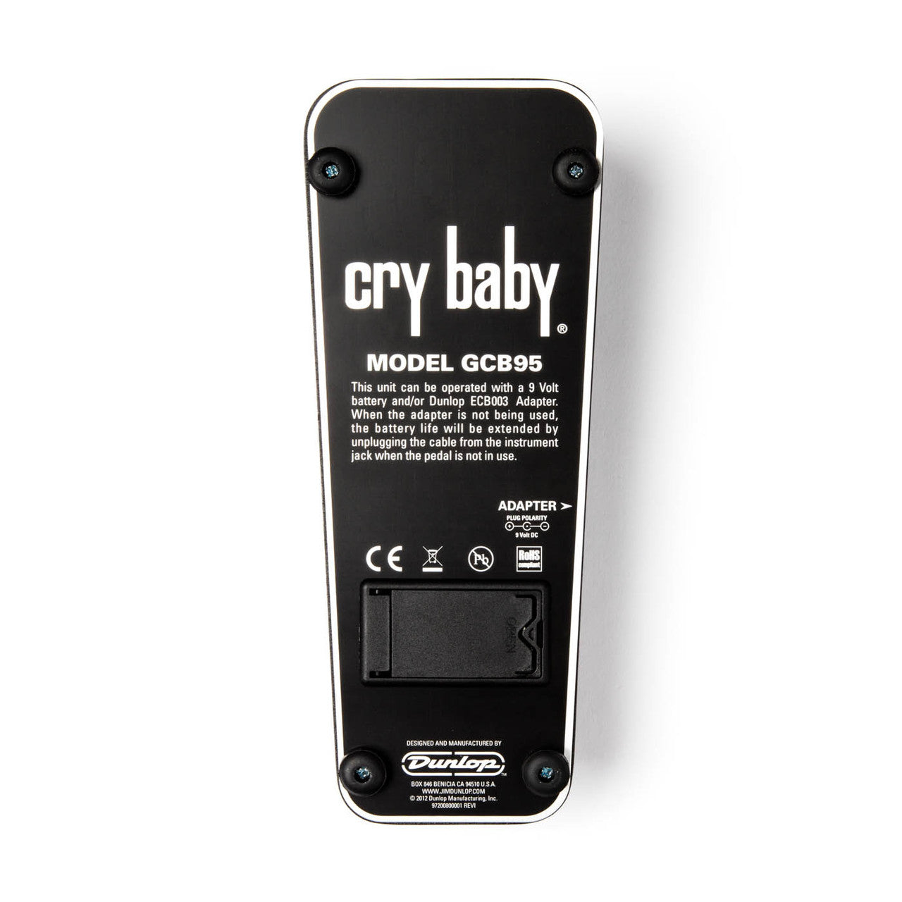 Pédale Wah Standard – Cry Baby Original DUNLOP GCB95