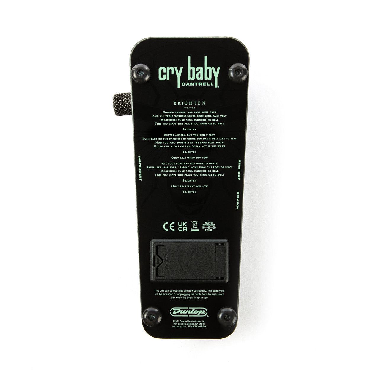 Pédale Wah Signature – Jerry Cantrell Firefly DUNLOP JC95FFS
