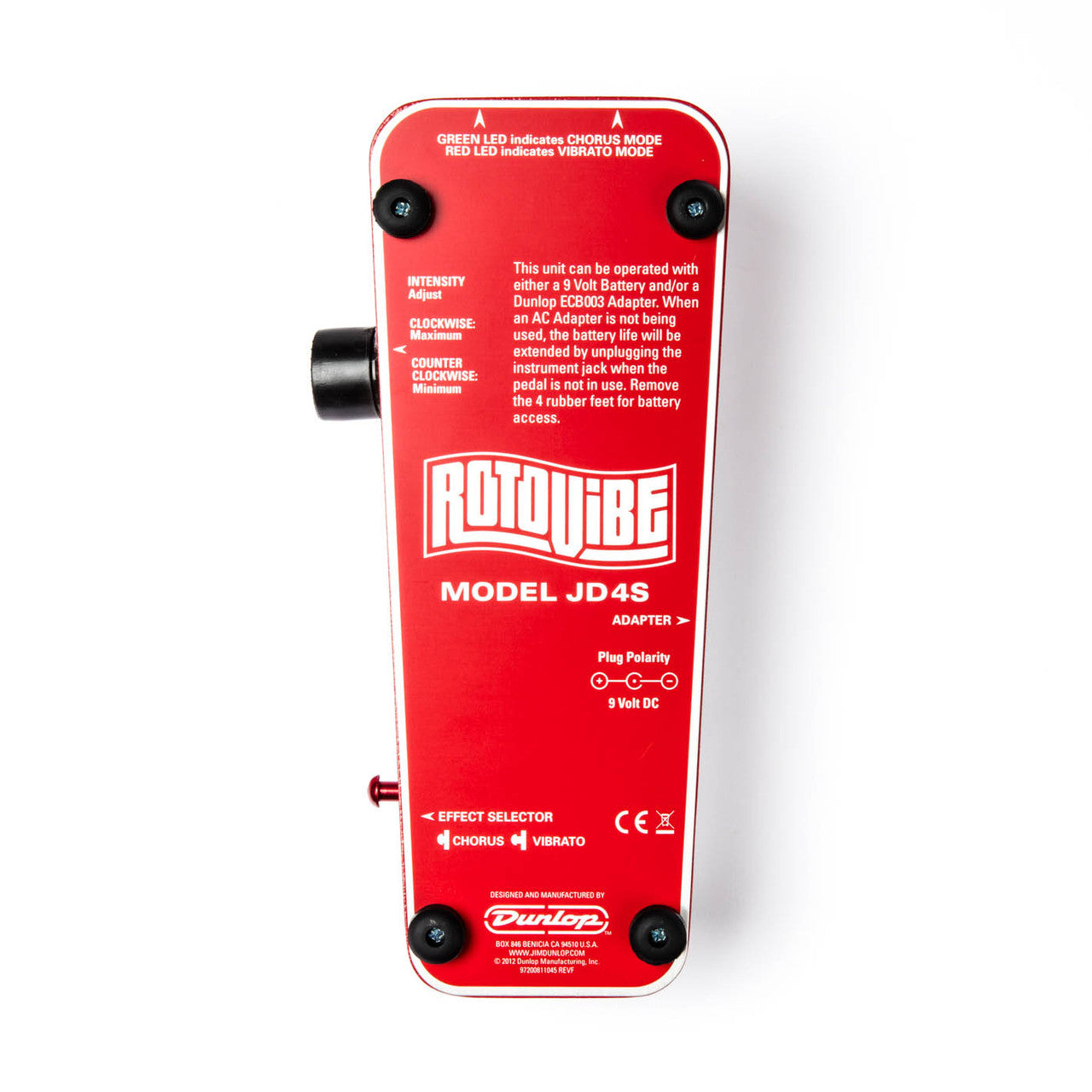 Pédale Volume / Expression – Rotovibe DUNLOP JD4S