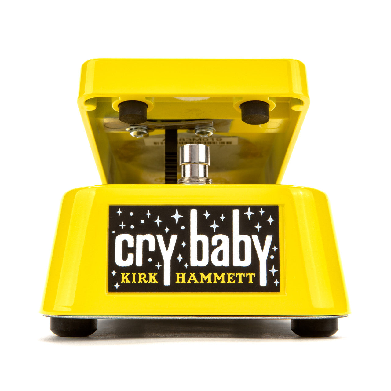 Pédale Wah Signature – Kirk Hammett Cry Baby Wah Yellow Sparkle Edition DUNLOP KH95Y