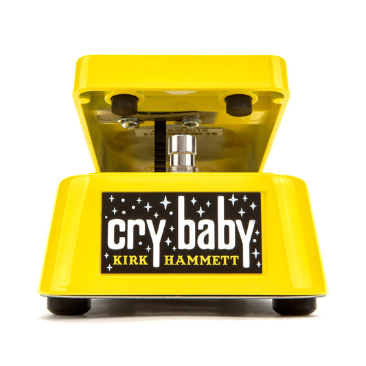 Pédale Wah Signature – Kirk Hammett Cry Baby Wah Yellow Sparkle Edition DUNLOP KH95Y