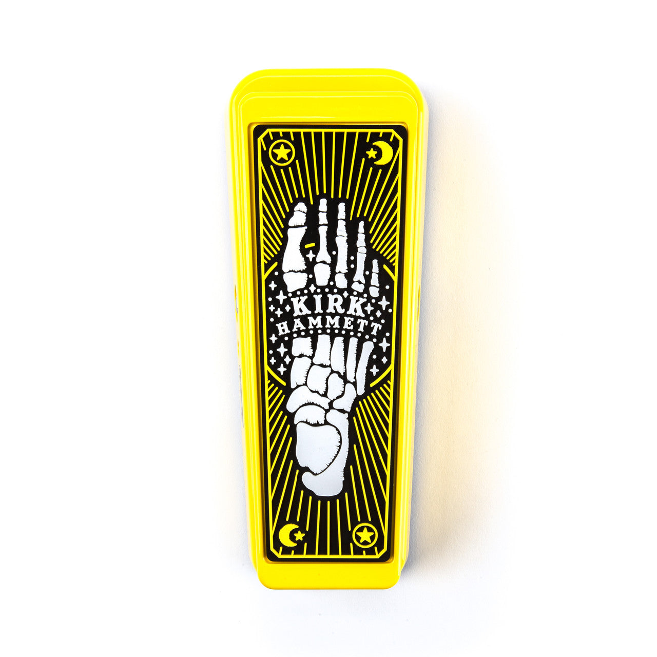 Pédale Wah Signature – Kirk Hammett Cry Baby Wah Yellow Sparkle Edition DUNLOP KH95Y