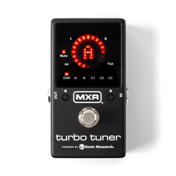 MXR M400 TURBO TUNER – ACCORDEUR À PÉDALE HAUTE PRÉCISION