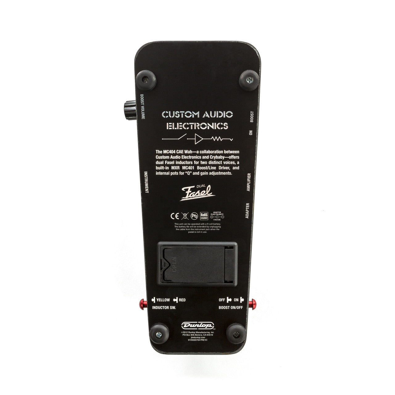 Pédale Wah – Custom Audio Electronics DUNLOP MC404