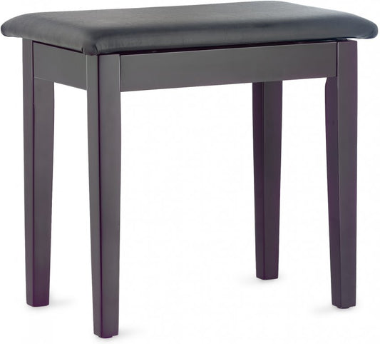 BANQUETTE DE PIANO COULEUR PALISSANDRE MAT AVEC COMPARTIMENT À PARTITIONS STAGG PBF23 RWM SBK