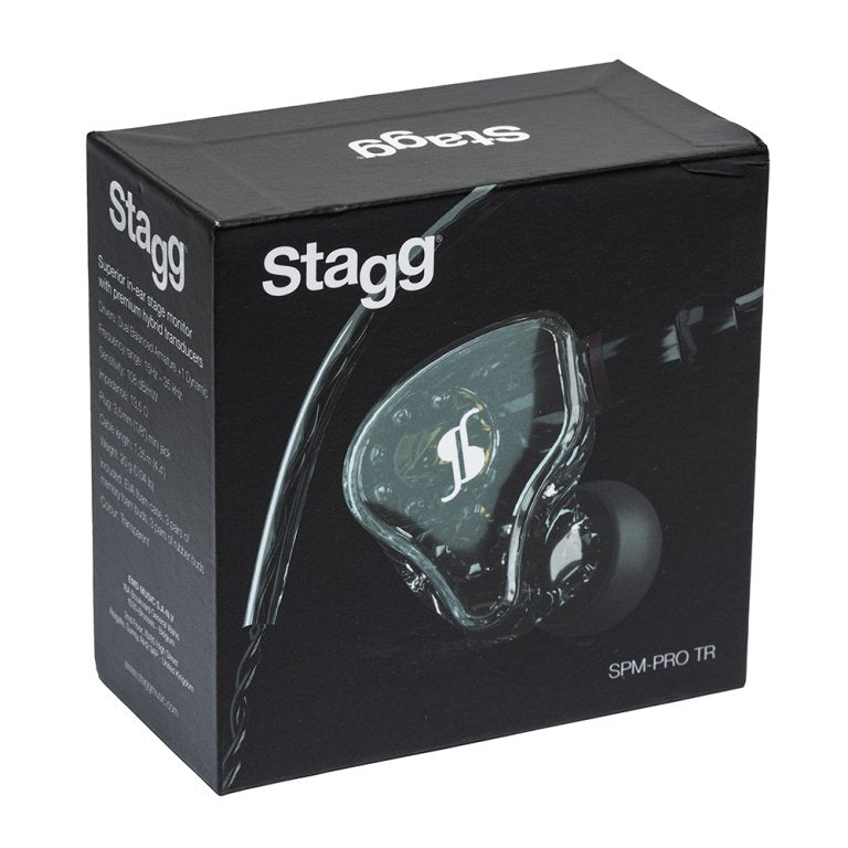 MONITEURS INTRA-AURICULAIRES PREMIUM SPM-PRO-TR – TRANSPARENTS